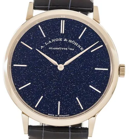 A. Lange & Söhne Saxonia 205.086 39mm White gold Blue