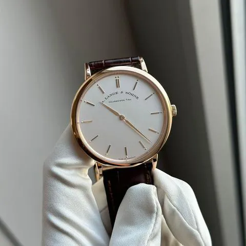 A. Lange & Söhne Saxonia 211.032 40mm Rose gold Silver