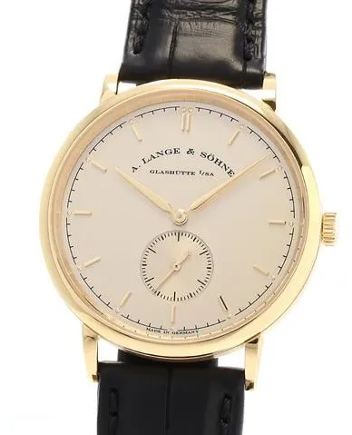 A. Lange & Söhne Saxonia 216.021 Yellow gold Silver