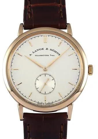 A. Lange & Söhne Saxonia 216.032 37mm Rose gold Silver