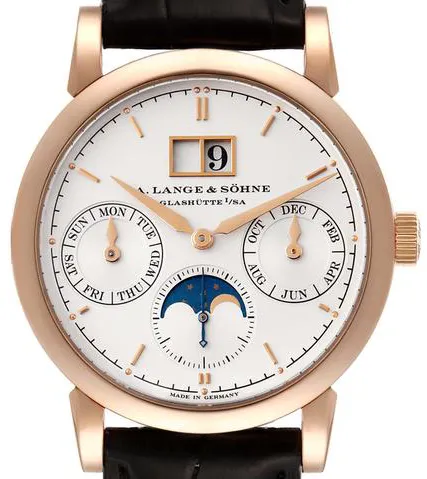 A. Lange & Söhne Saxonia 330.032 38.5mm Rose gold Silver