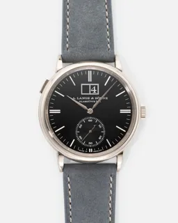 A. Lange & Söhne Saxonia Big Date 381.029 White gold Black