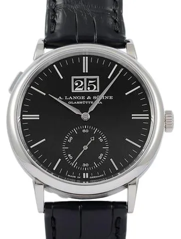 A. Lange & Söhne Saxonia 381.029 38.5mm White gold Black