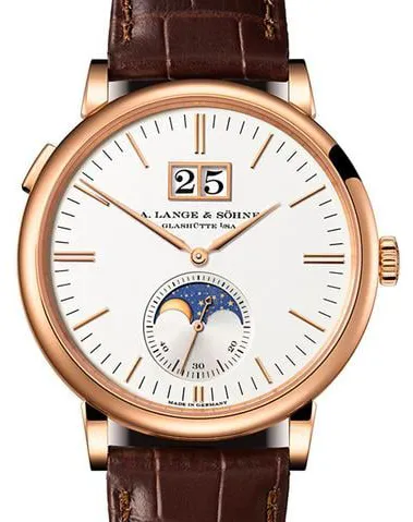 A. Lange & Söhne Saxonia 384.032 40mm Rose gold Silver