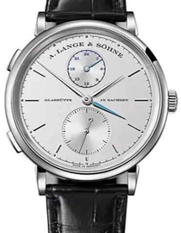 A. Lange & Söhne Saxonia 385.026 40mm White gold Silver