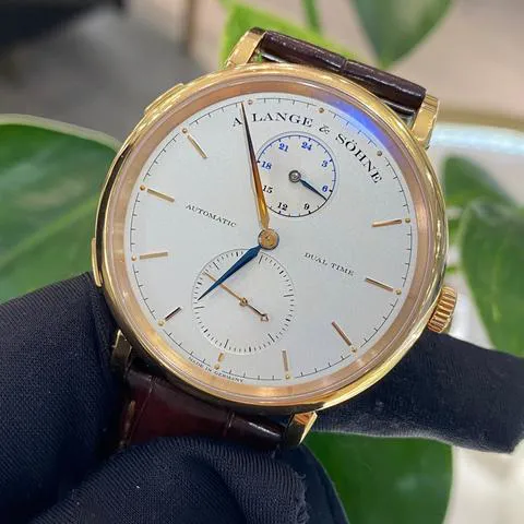 A. Lange & Söhne Saxonia 385.032 40mm Rose gold Silver