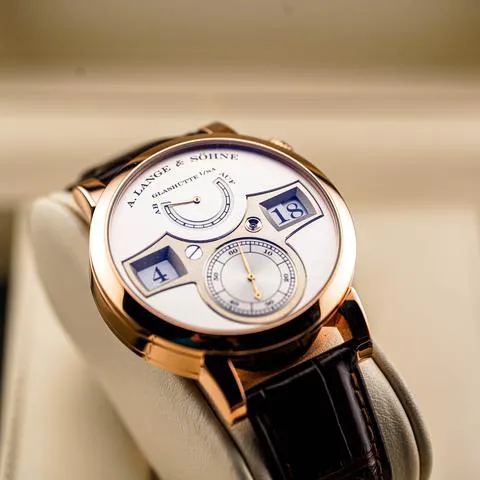 A. Lange & Söhne Zeitwerk 140.032 42mm Rose gold Silver 10