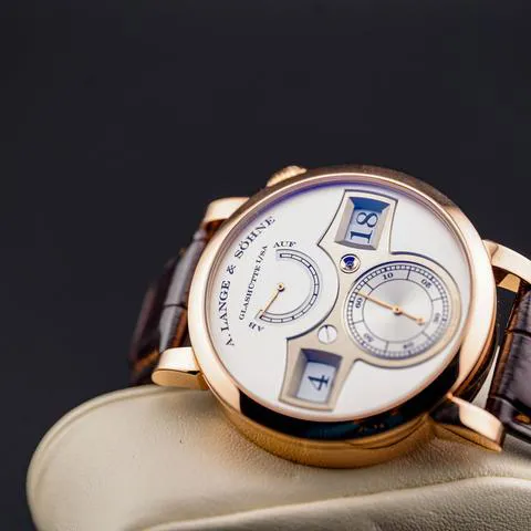 A. Lange & Söhne Zeitwerk 140.032 42mm Rose gold Silver 9