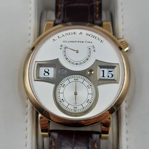 A. Lange & Söhne Zeitwerk 140.032 42mm Rose gold Silver