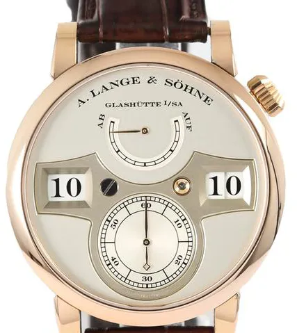 A. Lange & Söhne Zeitwerk 140.032 42mm Rose gold Silver