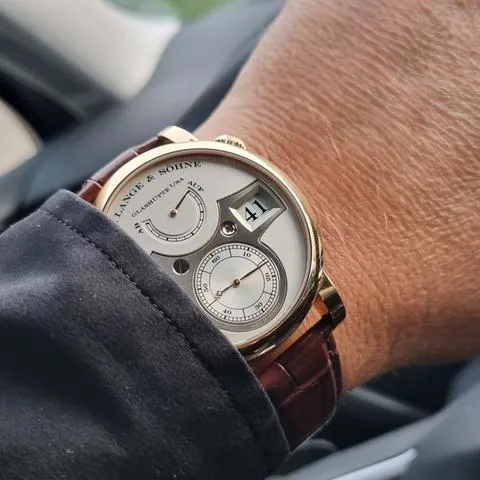 A. Lange & Söhne Zeitwerk 140.032 42mm Rose gold Silver