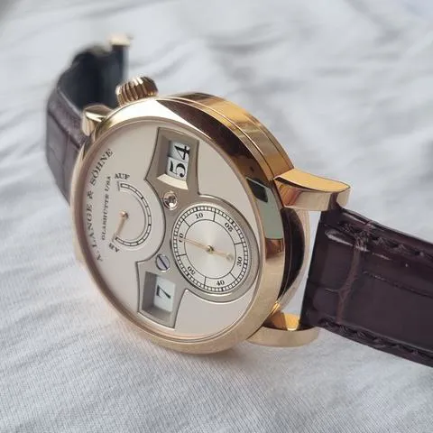 A. Lange & Söhne Zeitwerk 140.032 42mm Rose gold Silver 15