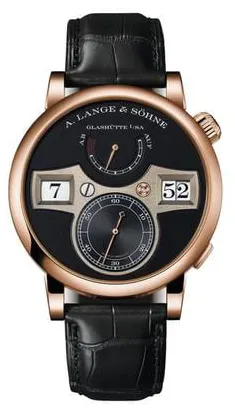 A. Lange & Söhne Zeitwerk 142.031 Rose gold Black