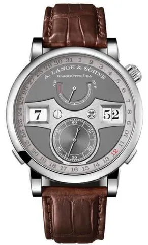 A. Lange & Söhne Zeitwerk 148.038 44mm White gold Gray