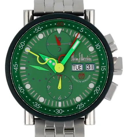 Alain Silberstein LWO 5100 40mm Stainless steel Green