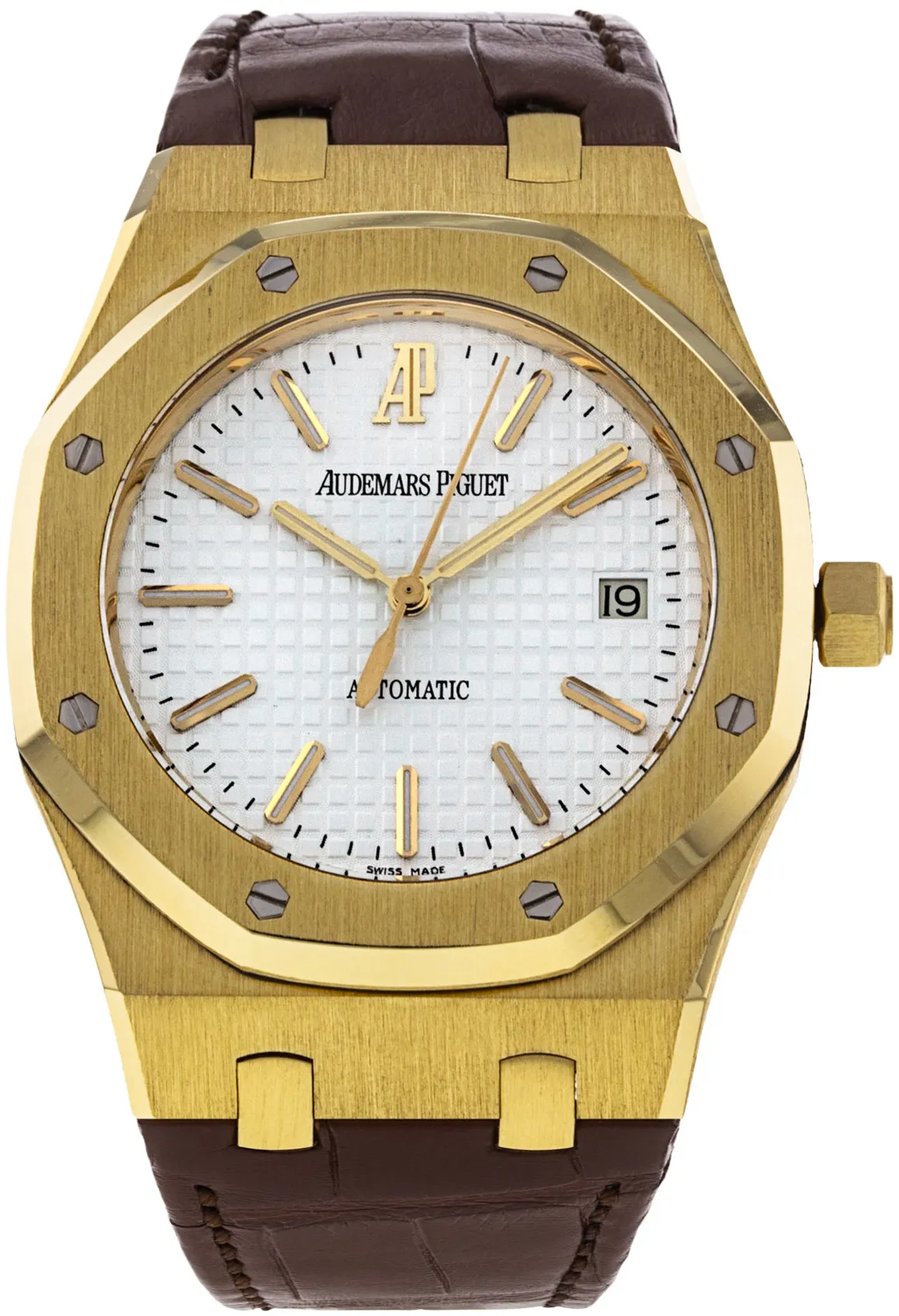 Audemars Piguet Royal Oak 15300BA.OO.D088CR.01 39mm Yellow gold Silver