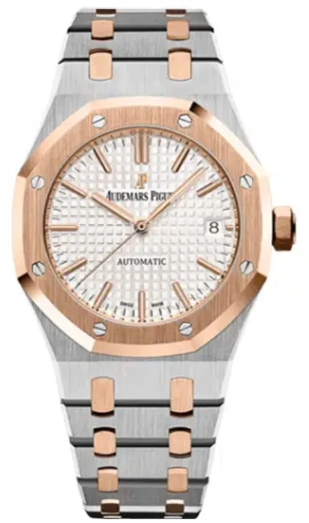 Audemars Piguet Royal Oak 15450SR.OO.1256SR.01 37mm 18K Two Tone Silver