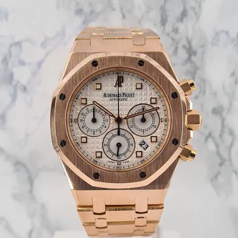 Audemars Piguet Royal Oak 26022OR.OO.D088CR.01 39mm Rose gold White