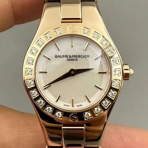 Baume & Mercier Linea M0A10091 26mm Rose gold Mother-of-pearl