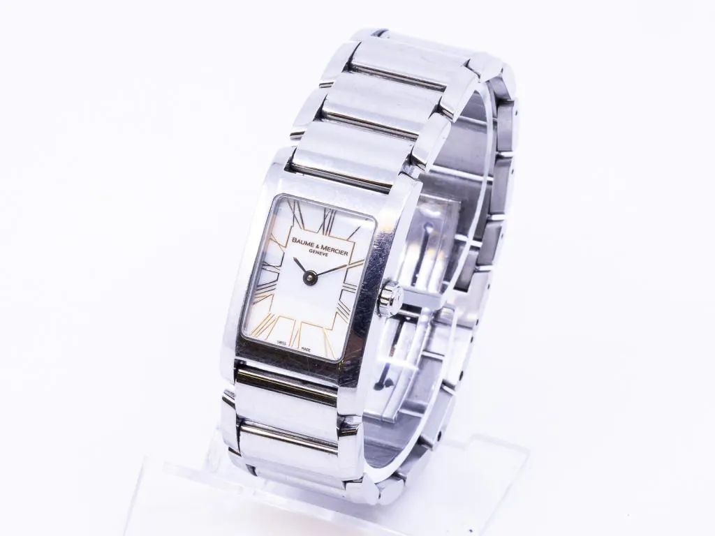 Baume & Mercier 20mm Stainless steel White