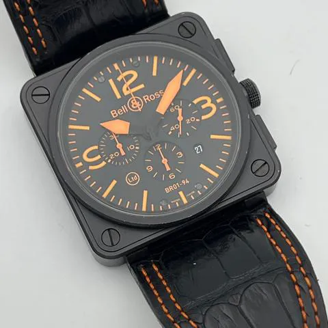 Bell & Ross BR 01 BR01-94 42mm Stainless steel Orange 3