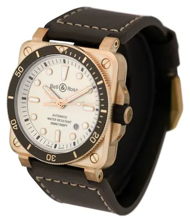 Bell & Ross Instruments BR0392-D-WH-BR/SCA 42mm Bronze White 2