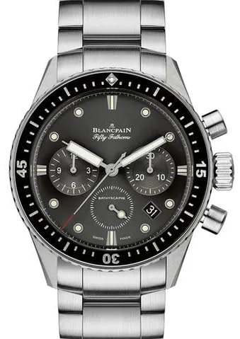 Blancpain Bathyscaphe Chronographe Flyback 5200 1110 71S Stainless steel Gray meteor