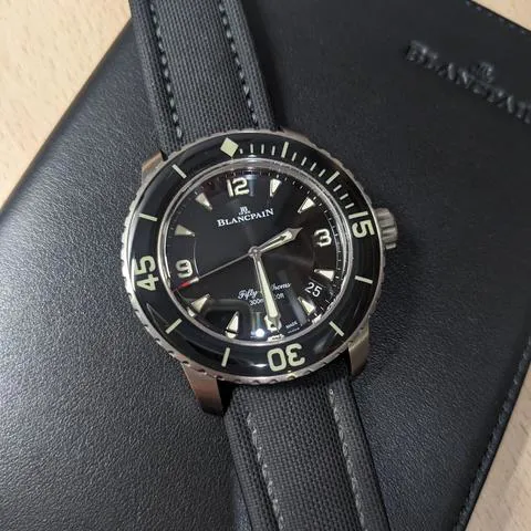 Blancpain Fifty Fathoms 5015-12B30-B52A 45mm Titanium Black