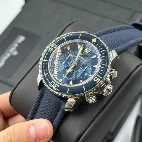 Blancpain Fifty Fathoms 5066f-1140-52b 45mm Stainless steel Blue