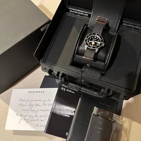 Blancpain Fifty Fathoms 5008 11B30 40.5mm Stainless steel Black