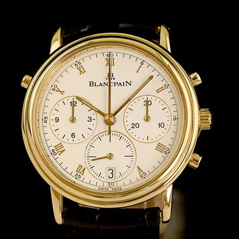 Blancpain Villeret 1186 36mm Yellow gold White 1