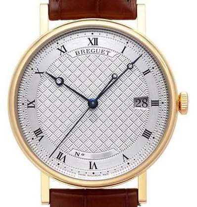 Breguet Classique 5177ba/12/9v6 38mm Yellow gold Silver