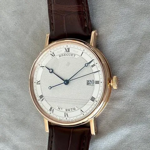 Breguet Classique 5177BR/15/9V6 38mm Rose gold Silver 7