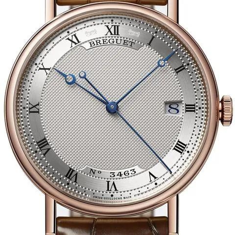 Breguet Classique 5177BR/15/9V6 38mm Rose gold Silver