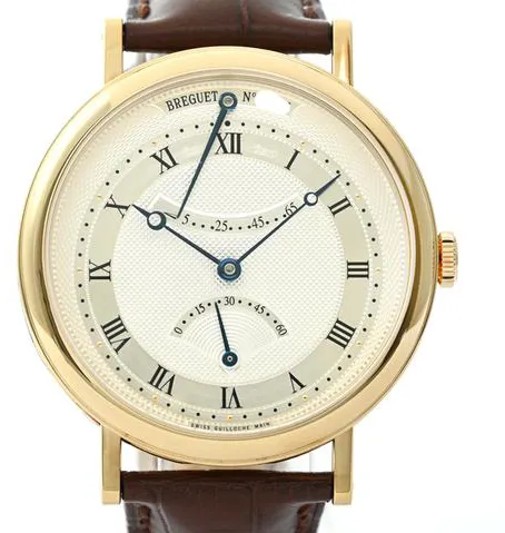 Breguet Classique 5207BA/12/9V6 39mm Yellow gold Silver