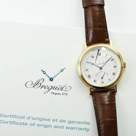 Breguet Classique 5207BA/12/9V6 39mm Yellow gold Silver 5