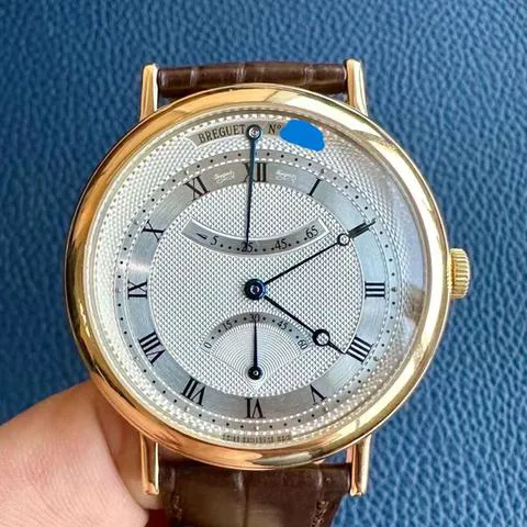 Breguet Classique 5207BA/12/9V6 39mm Yellow gold Silver