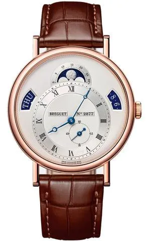 Breguet Classique 7337BR/12/9VU 39mm Rose gold Silver