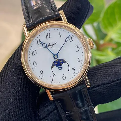 Breguet Classique 9087BR/29/964 30mm Rose gold White