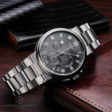 Breguet Marine 5527TI/G2/TW0 42.5mm Titanium Gray