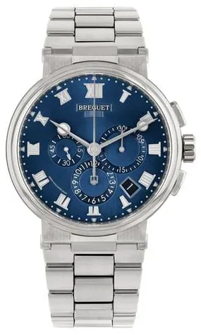 Breguet Marine 5527TI/Y1/TW0 42.5mm Titanium Blue