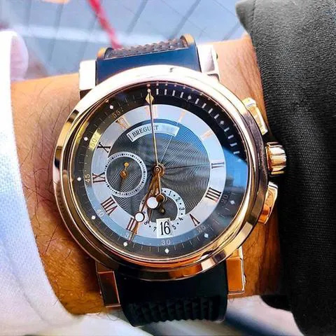 Breguet Marine 5827BR/Z2/5ZU 42mm Rose gold Black 9