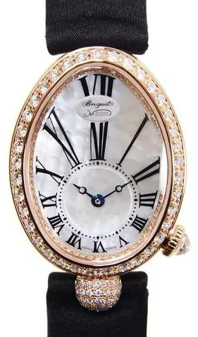 Breguet Reine de Naples 8928BR/51/944/DD0D3L 33mm Rose gold Mother-of-pearl