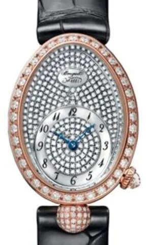 Breguet Reine de Naples 8928BR/8D/944/DD0D3L 33mm Rose gold Mother-of-pearl