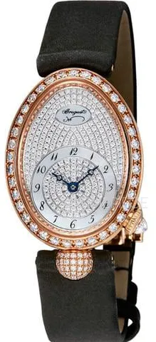 Breguet Reine de Naples 8928BR/8D/944/DD0D3L 33mm Rose gold Mother-of-pearl