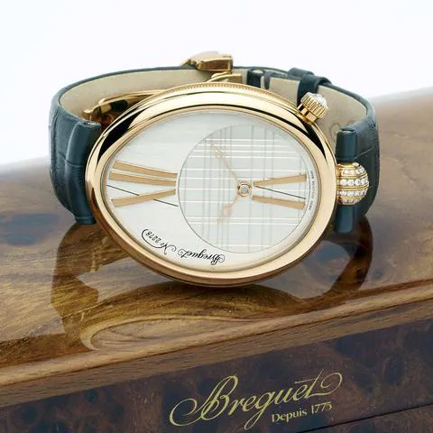 Breguet Reine de Naples 8968BR/11/986 0D00 34.95mm Rose gold Silver