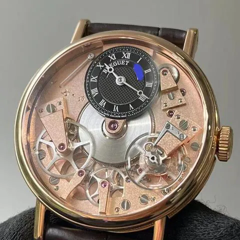 Breguet Tradition 7027BR/R9/9V6 37mm Rose gold Black