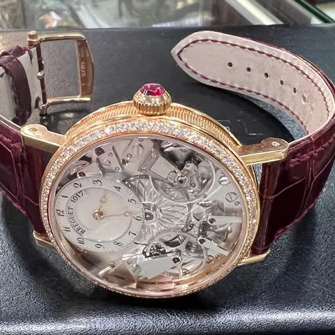 Breguet Tradition 7038BR/18/9V6/D00D 37mm Rose gold White