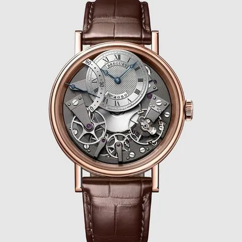 Breguet Tradition 7097BR/G1/9WU 40mm Rose gold Silver