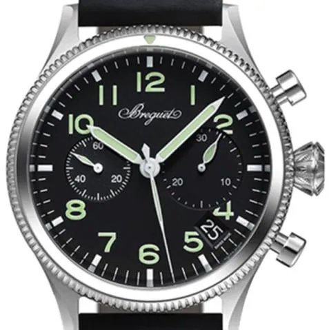 Breguet Type XX - XXI - XXII 2057ST/92/3WU 42mm Stainless steel Black